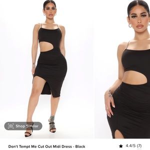 BNWT fashion nova cut out dress